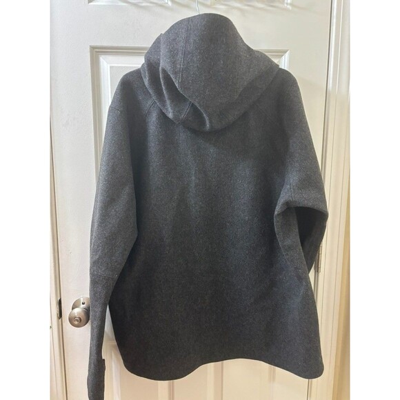 NEW Patagonia Mens LARGE Recycled Wool Jacket Full Zip Hoody Forge Gray - Picture 10 of 14